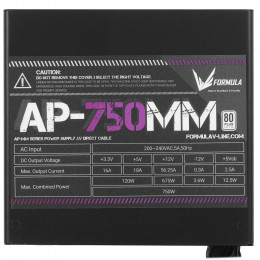 Блок питания Formula AP-750ММ [AP-750ММ] черный                                                                                                                                                                                                           