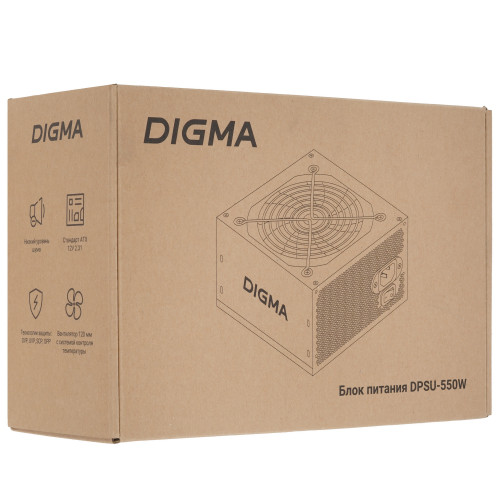 Блок питания Digma DPSU-550W [2019506] черный 
