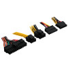 Блок питания Azerty RPL-600BAR [120-0473] красный, черный 