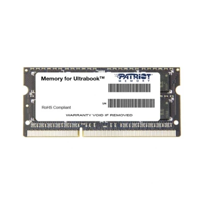 Оперативная память DDR3 SODIMM 4Gb 1600MHz Patriot  PSD34G1600L81S                                                                                                                                                                                        