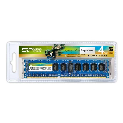 Оперативная память DDR3 4GB SILICON POWER SP004GBRTE133U01                                                                                                                                                                                                