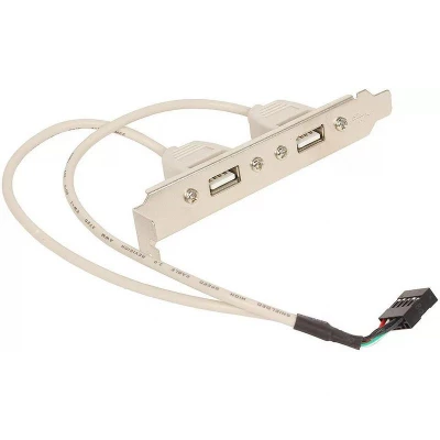 Выносная планка 2 USB2.0 порта CCUSBRECEPTACLE                                                                                                                                                                                                            