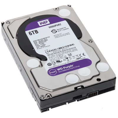 Жесткий диск 6000Gb WD WD60PURZ Purple                                                                                                                                                                                                                    