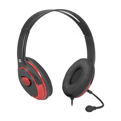 Наушники с микрофоном Defender Phoenix 875 черный + красный Наушники с микрофоном Defender Phoenix 875 черный + красный