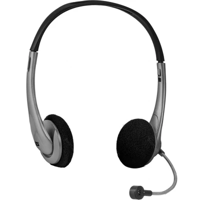 Наушники с микрофоном Defender Aura 114 чёрный+серый Наушники с микрофоном Defender Aura 114 чёрный+серый