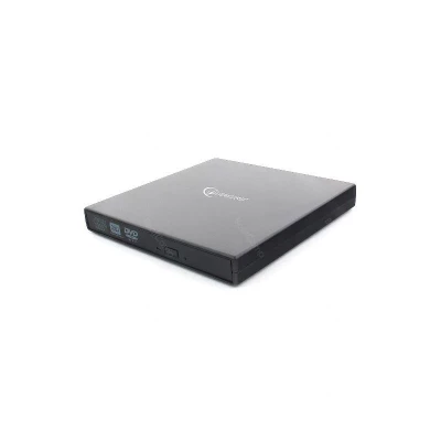 Оптический привод DVD-RW внешний Gembird DVD-USB-02 black                                                                                                                                                                                                 