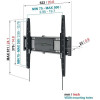 Крепление Vogels EFW8205 26-37”/30kg/75x75 up to 500x350mm 