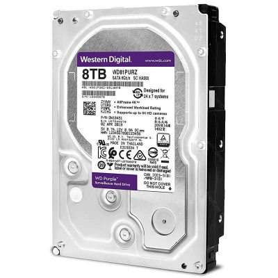 Жесткий диск 8000Gb WD WD82PURZ Purple                                                                                                                                                                                                                    