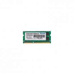 Оперативная память DDR3 SODIMM 4Gb 1600MHz Patriot 1.5V PSD34G16002S                                                                                                                                                                                      