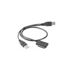 Адаптер Gembird USB - SATA для Slim SATA SSD, DVD накопителя 