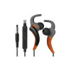 Гарнитура для смартфонов Defender OutFit W765 серый+оранжевый 
