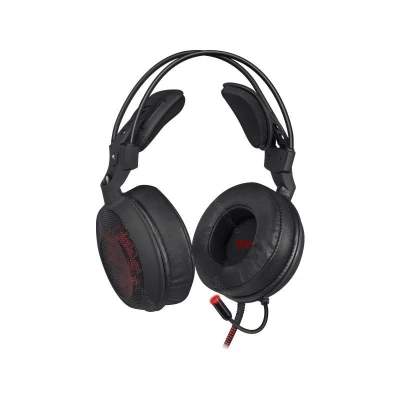Наушники  с микрофоном Defender Redragon Delirium чёрный+красный                                                                                                                                                                                          