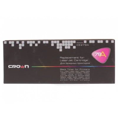 Картридж CROWN CM-CE278A/326/CRG328 Полная совместимость: Canon: LBP 6200D, IC 4570DN, 4580, 4550D, 4452 4450, 4420N, 4412, 4410, IC D520, MF44XX, MF45XX, 4700, 4750, 4780W                                                                              