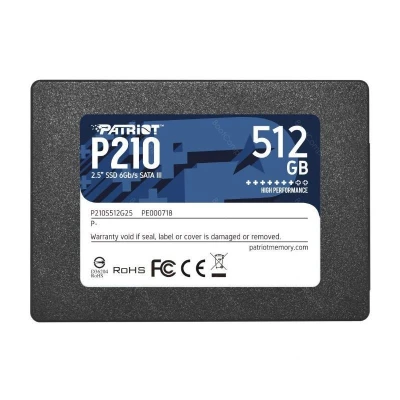 Жесткий диск SSD 512GB Patriot P210 P210S512G25                                                                                                                                                                                                           