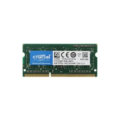 Оперативная память DDR3 SODIMM 4Gb 1600MHz Crucial  CT51264BF160BJ                                                                                                                                                                                        