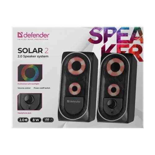 Колонки Defender 2.0 SOLAR2 
