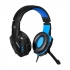 Наушники с микрофоном Defender Warhead G-390 чёрный+синий                                                                                                                                                                                                 