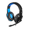 Наушники с микрофоном Defender Warhead G-390 чёрный+синий 