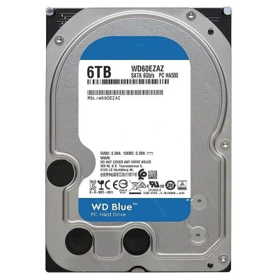 Жесткий диск 6000Gb WD WD60EZAZ BLUE                                                                                                                                                                                                                      