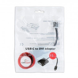 Переходник USB Type-C - DVI GEMBIRD (A-CM-DVIF-01), 0.15 метра                                                                                                                                                                                            