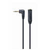 Переходник 2.5mm jack - 3.5mm jack GEMBIRD (CCAP-2535), 0.15 метра 
