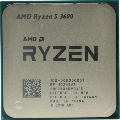 Процессор AMD Ryzen 5 3600 tray (без кулера) 100-100000031 Процессор AMD Ryzen 5 3600 tray (без кулера) 100-100000031