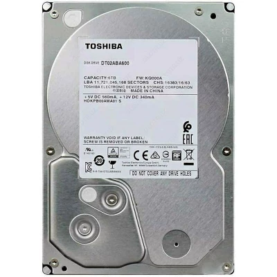 Жесткий диск 6000Gb (6TB) TOSHIBA DT02ABA600                                                                                                                                                                                                              