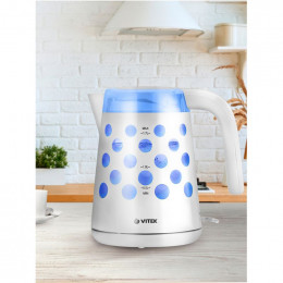 Чайник электрический VITEK VT-7048 Белый                                                                                                                                                                                                                  