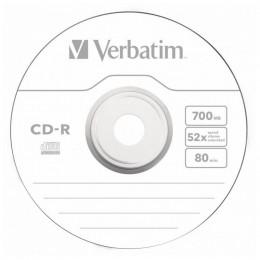 Оптический диск CD-R 700Mb Verbatim 52X Slim Case (1) EXTRA PROTECTION (43347)                                                                                                                                                                            