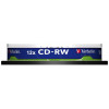 Оптический диск CD-RW 700Mb Verbatim 12X Cake Box (10) SCRATCH RESISTANT (43480) 