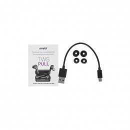 Наушники беспроводные HIPER TWS AIR PULL HTW-MX1 черный                                                                                                                                                                                                   