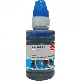 Чернила Cactus CS-GI490CB GI-490 голубой                                                                                                                                                                                                                  