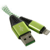 Кабель Smartbuy 8pin HEDGEHOG (iK-512HH green)/100 Зеленый 