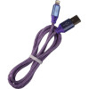 Кабель Smartbuy 8pin SOCKS (iK-512NS violet) Фиолетовый 