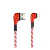 Кабель Smartbuy 8pin SOCKS L-TYPE (iK-512NSL red)/100 Красный 