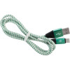 Кабель Smartbuy HEDGEHOG (iK-3112HH green) Type-C Зеленый 