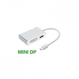 Переходник miniDisplayport -  DP/HDMI/DVI/VGA F KS-is (KS-781) 0.2 метра                                                                                                                                                                                  