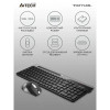 Комплект клавиатура+мышь беспроводная A4Tech Fstyler FB2535C черный/серый 