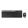 Комплект клавиатура+мышь беспроводная A4Tech Fstyler FB2535C черный/серый 