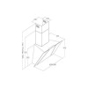 Вытяжка наклонная AKPO WK-9 Cetias 90 Inox/White Glass 
