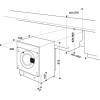 Стиральная машина с сушкой встраиваемая Whirlpool BI WDWG 751482 