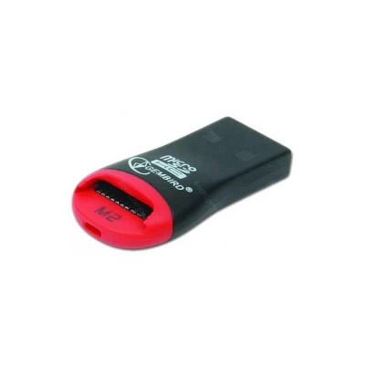 Карт-ридер для MicroSD Gembird FD2-MSD-1 черно-красный                                                                                                                                                                                                    
