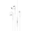 Гарнитура HOCO M1 Max crystal earphones for Type-C (белый) 
