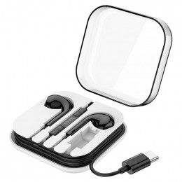 Гарнитура HOCO M1 Max crystal earphones for Type-C (черный)                                                                                                                                                                                               