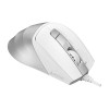 Мышь A4Tech Fstyler FM45S Air белая/серебристая 