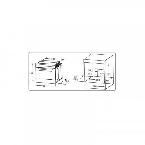 Духовка EVELUX EO 630 PB 