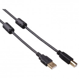 Кабель USB 2.0 Type-A - USB 2.0 Type-B ExeGate (EX-CCF-USB2-AMBM-3.0) 3 метра EX138947RUS                                                                                                                                                                 