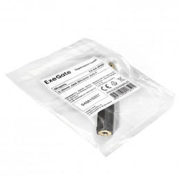 Переходник Jack 6.3мм - mini Jack 3,5мм ExeGate (EX-AA-3F6M) EX284949RUS                                                                                                                                                                                  
