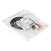 Кабель аудио (3.5mm Jack M - 2xRCA M) 1.5м ExeGate EX294734RUS 