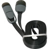 Кабель USB Defender USB10-03BP чёрный MicroUSB+Lighting 1 м 